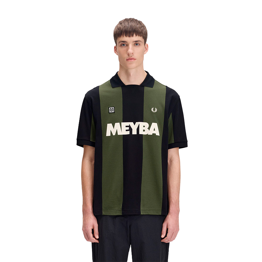 Fred Perry Meyba polo green black 2