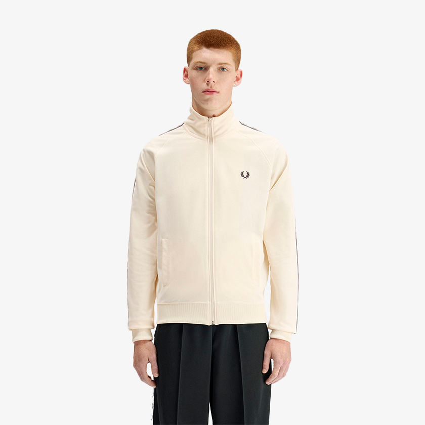 Fred perry chaqueta crema plata 2