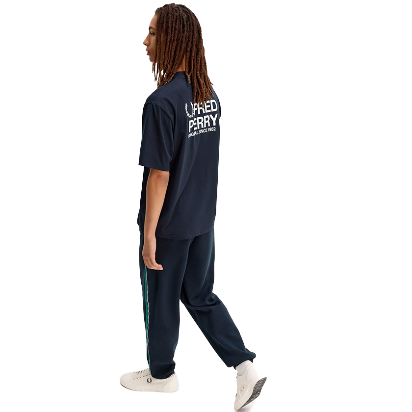 Fred Perry camiseta over marino 2