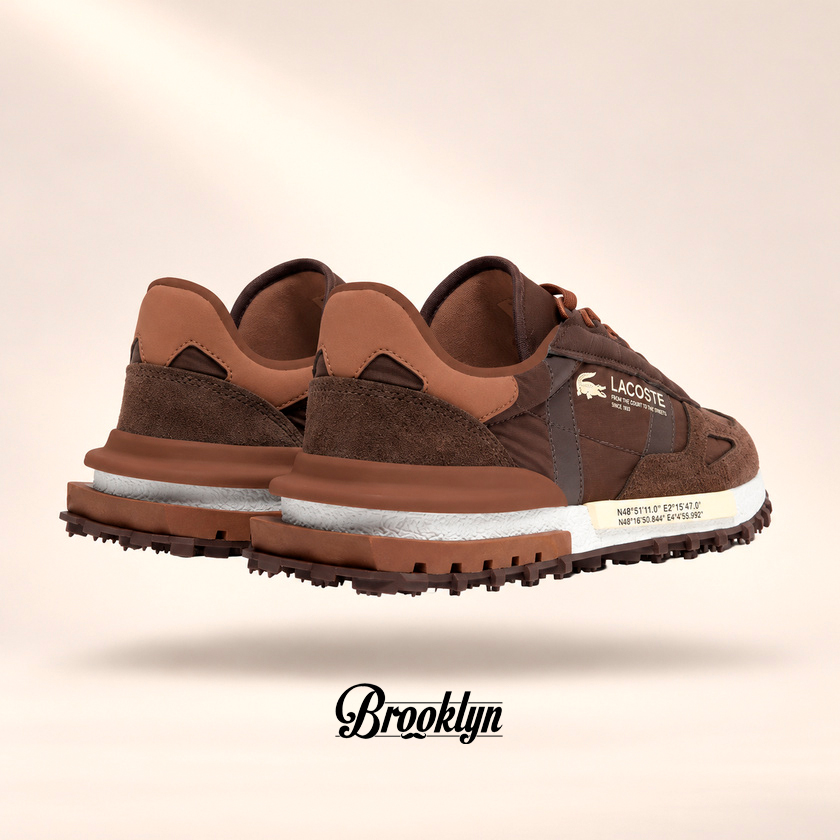 LAcoste elite brown