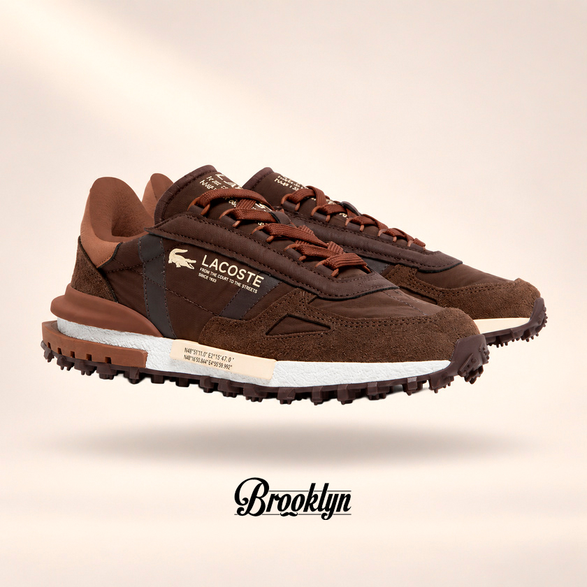 LAcoste elite brown2
