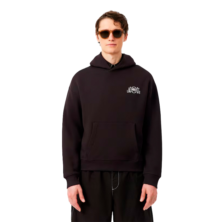 Lacoste sudadera marron 3