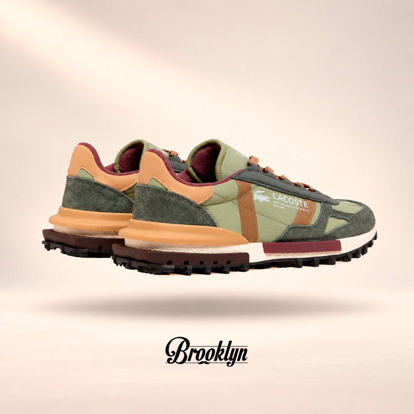 Lacoste elite khaki burdeos 2