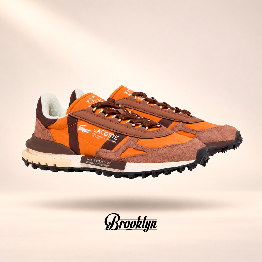 Lacoste elite tostado marron